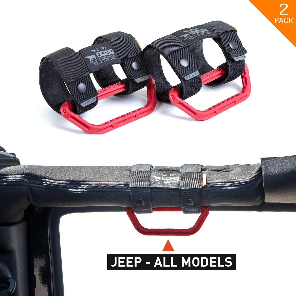 GP-Grip Universal — Fits 0.75"–5.5" Roll Bars & Tubes