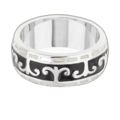 Renaissance Style Ring — Framed Scroll