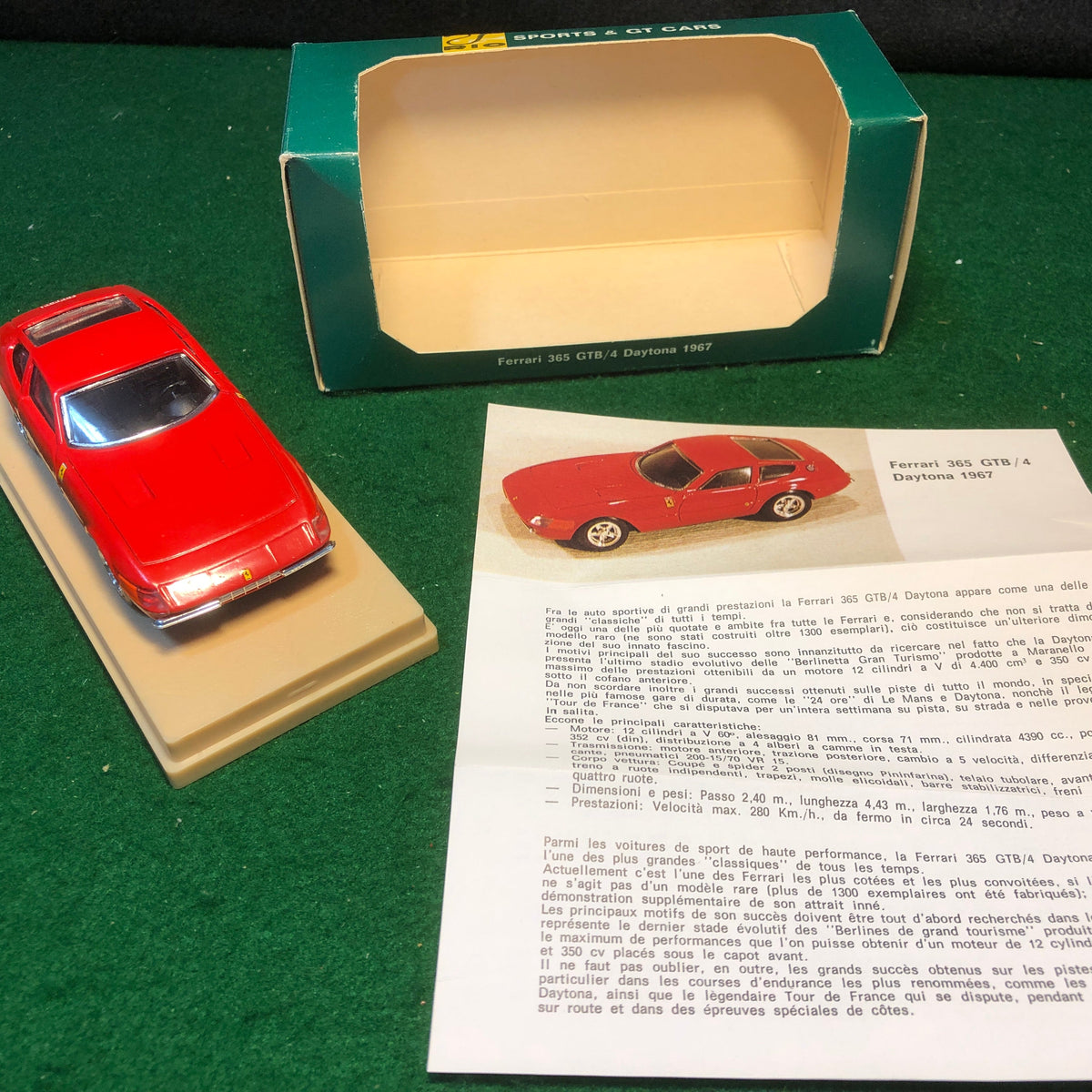 Ferrari 365 GTB/4 Daytona Red by Rio 1:43 (R1)
