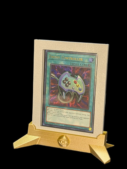 Yu-Gi-Oh! Retro Entry Relic – Enemy Controller (Ultra Rare, RA02) – Custom Display Stand + Case