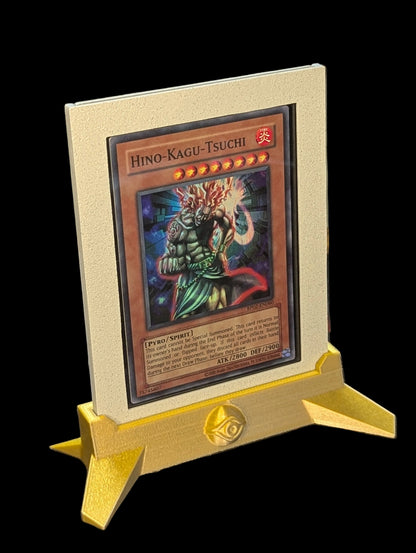 Yu-Gi-Oh! Retro-Entry-Relikt – Hino-Kagu-Tsuchi (RP02) – Individueller Display-Ständer + Hülle – Kostenloser Versand
