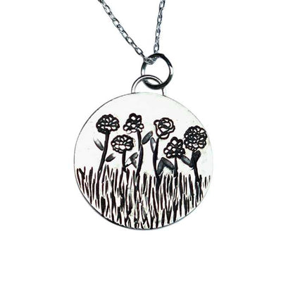 Personalized Birth Flower Necklace