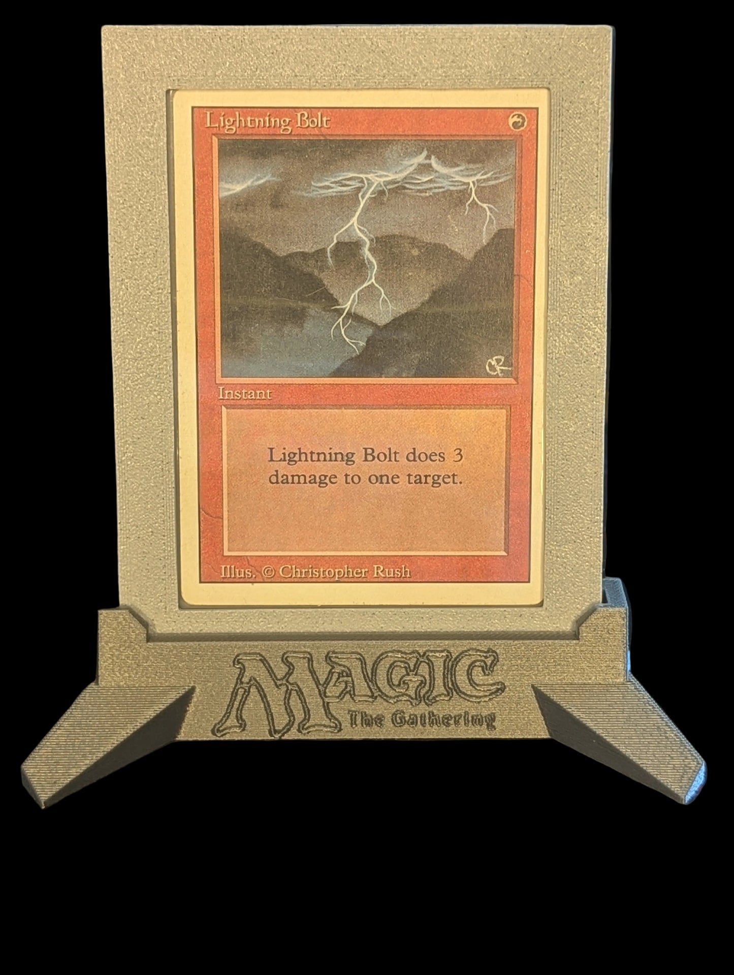 ⚡ Lightning Bolt — MTG Revised Relic Display Set