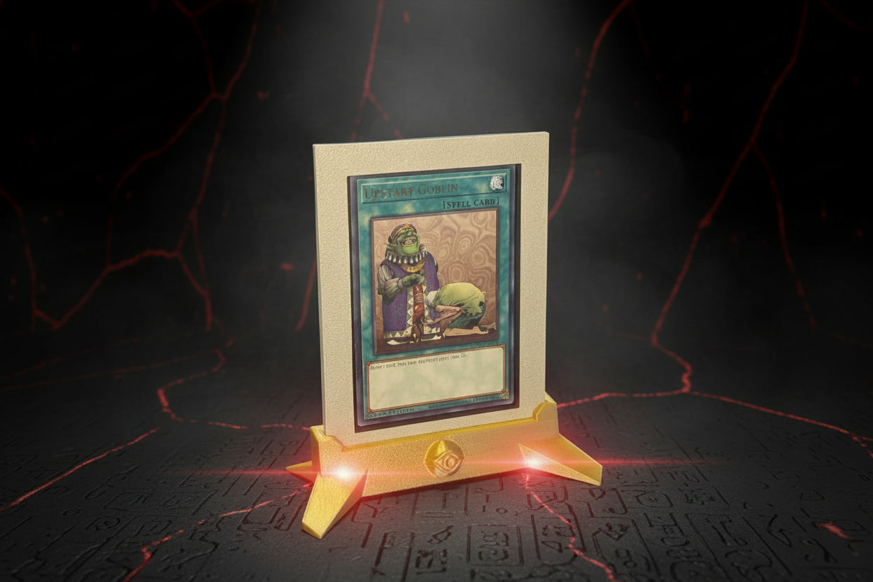 Yu-Gi-Oh! Reliquia Retro – Duende Veloz (MGED 1.ª ed.) – Soporte de exhibición + estuche personalizados – Envío gratis