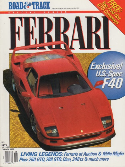 Road & Track 1990 Special Ferrari Issue