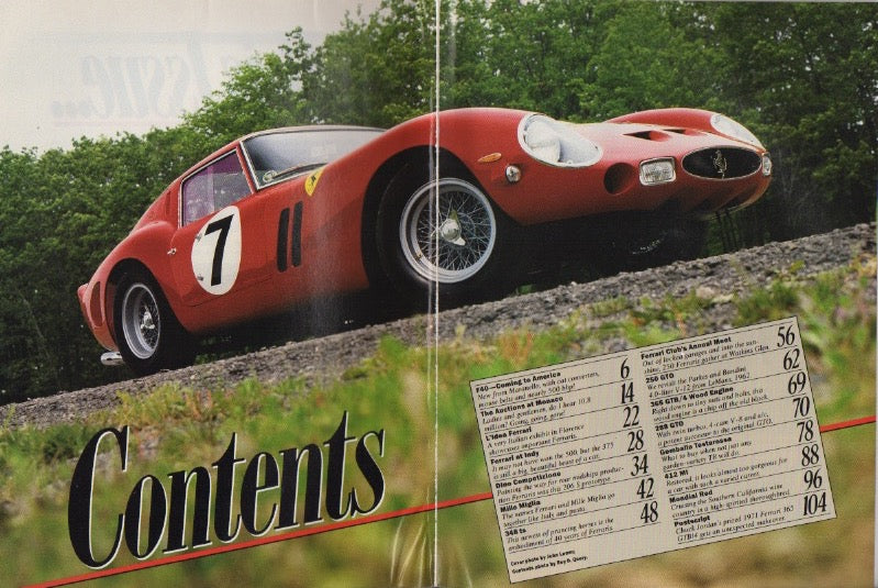 Road & Track 1990 Special Ferrari Issue