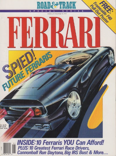 Road & Track 1991 Special Ferrari Issue