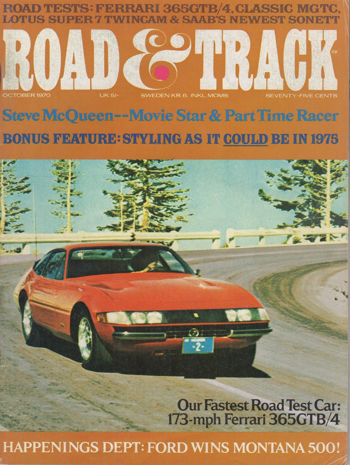 Road & Track Magazine 1970/10