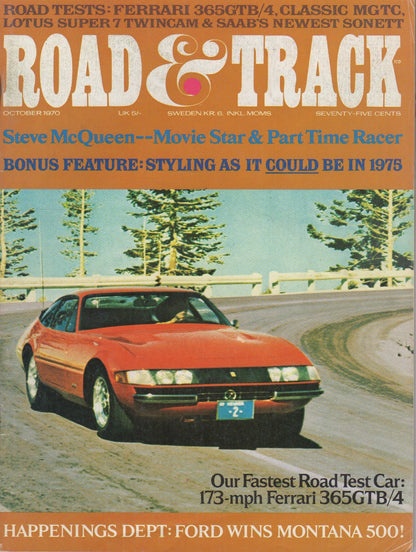 Road & Track Magazine 1970/10