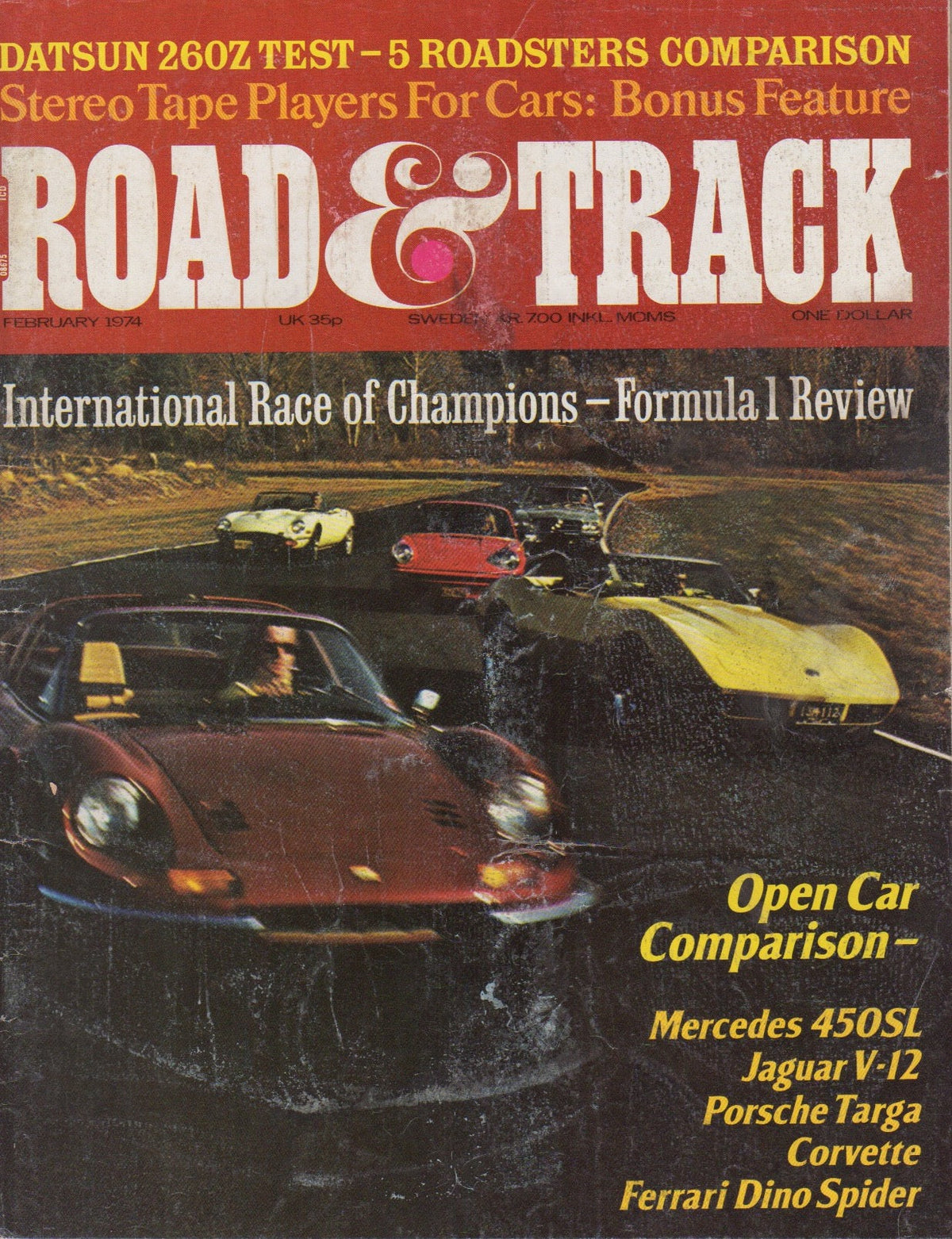 Road & Track Magazine 1974/02