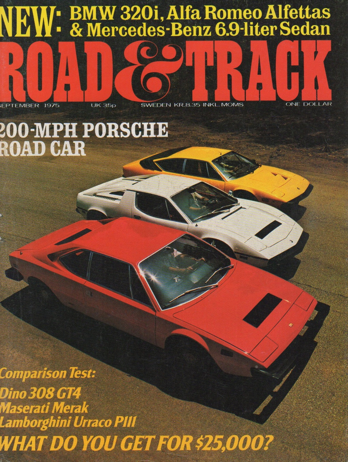 Road & Track Magazine 1975/09