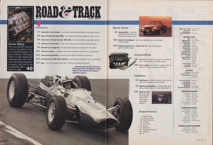 Road & Track Magazine 1989/06