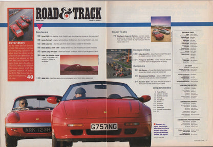 Road & Track Magazine 1990/01