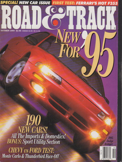 Road & Track Magazine 1994/10