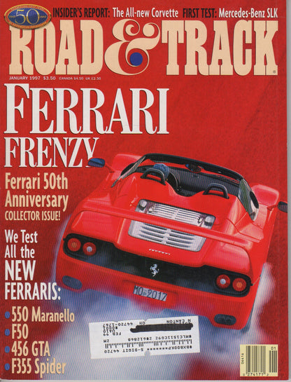 Road & Track Magazine 1997/01