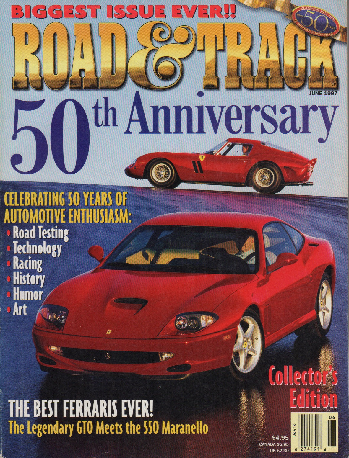 Road & Track Magazine 1997/06