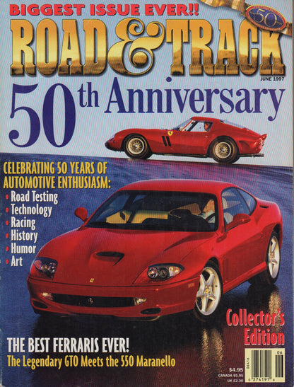 Road & Track Magazine 1997/06