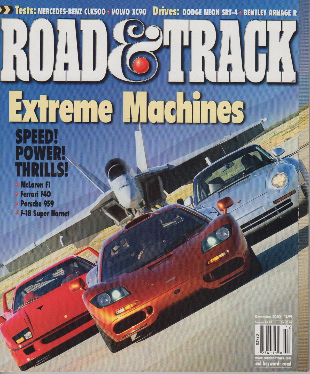 Road & Track Magazine 2002/12
