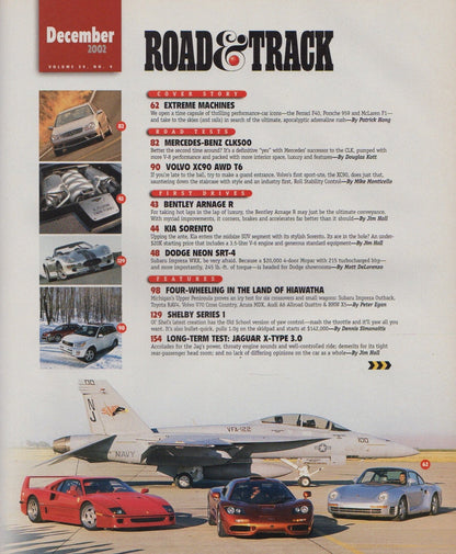 Road & Track Magazine 2002/12