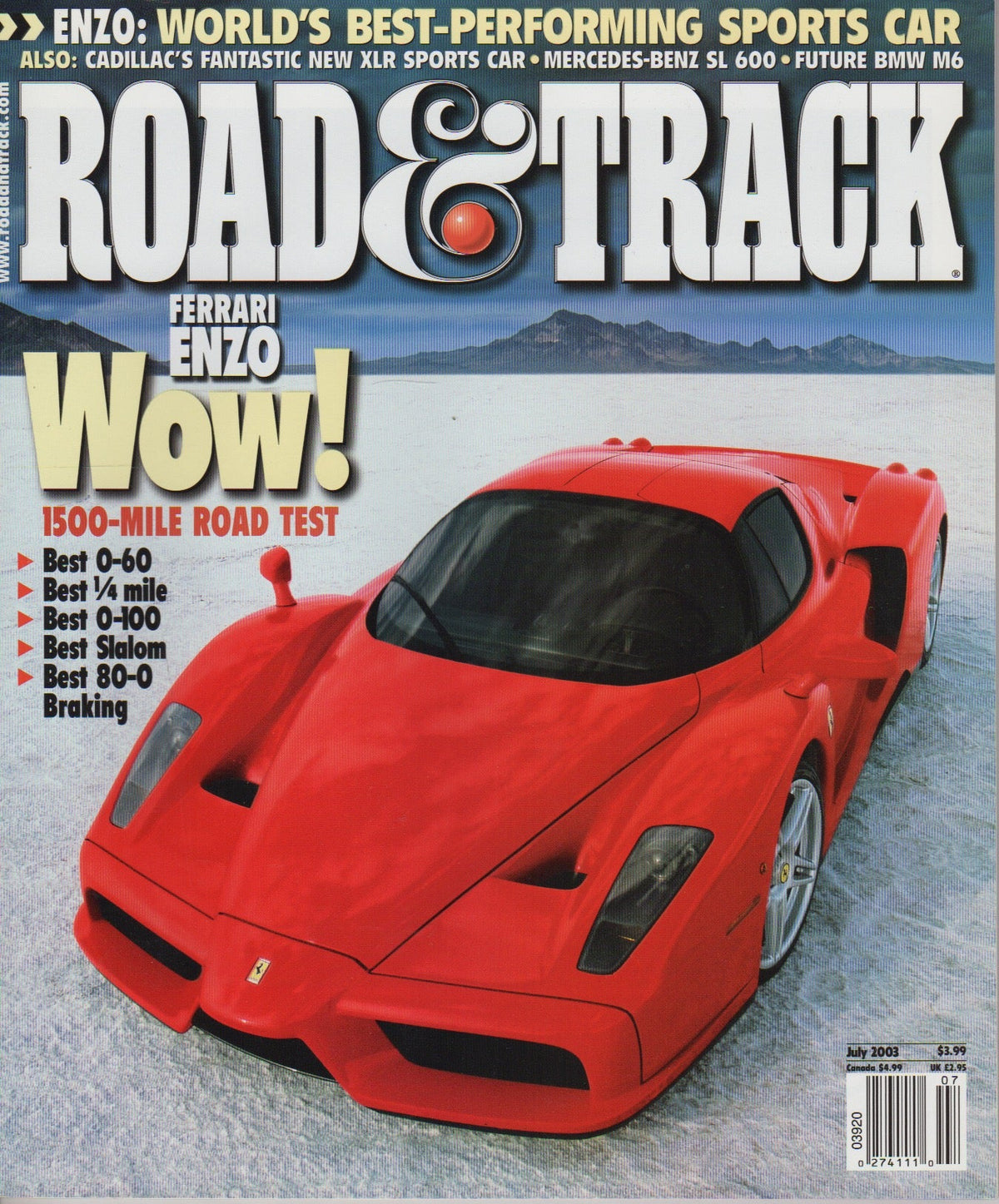 Road & Track Magazine 2003/07