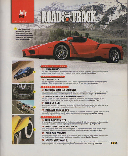 Road & Track Magazine 2003/07