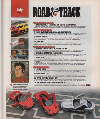 Road & Track Magazine 2004/07