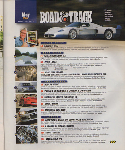 Road & Track Magazine 2005/05