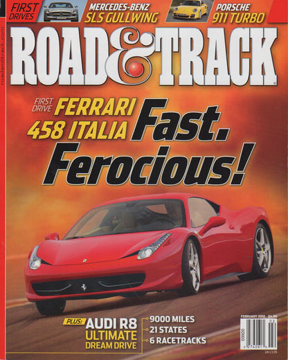 Road & Track Magazine 2010/02