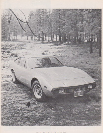 Road & Track Ferrari 365 GTC 4 Road Test