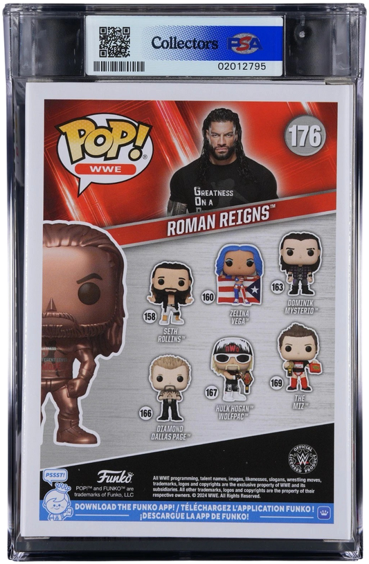 Roman Reigns WWE #176 Bronze Funko Pop! Exclusive Special Edition PSA 8.5 NM-MT+