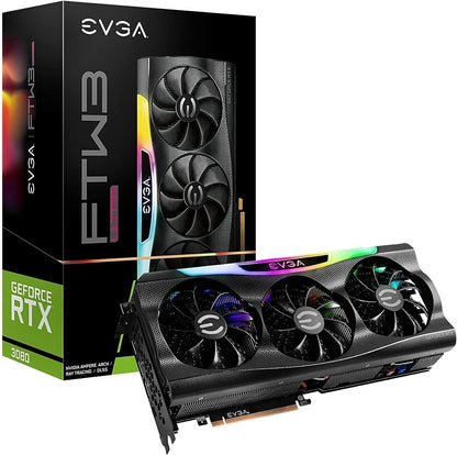EVGA GeForce RTX 3080 FTW3 ULTRA GAMING 10GB GDDR6X Graphics Card (Open Box) — photo 1 of 8