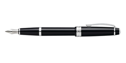 Bailey Light™ Polished Black Resin Medium Nib Fountain Pen