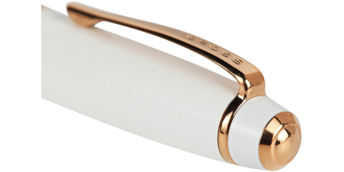 Bailey™ Pearlescent White Lacquer Ballpoint Pen