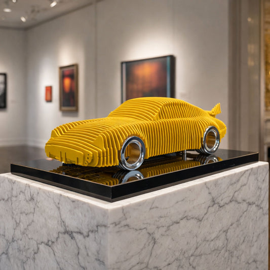 Escultura de metal "911" - MT1496