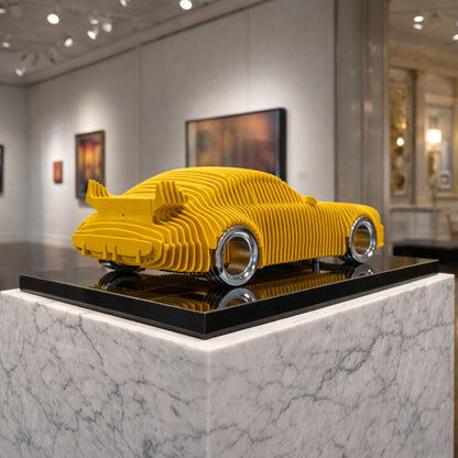 Escultura de metal "911" - MT1496