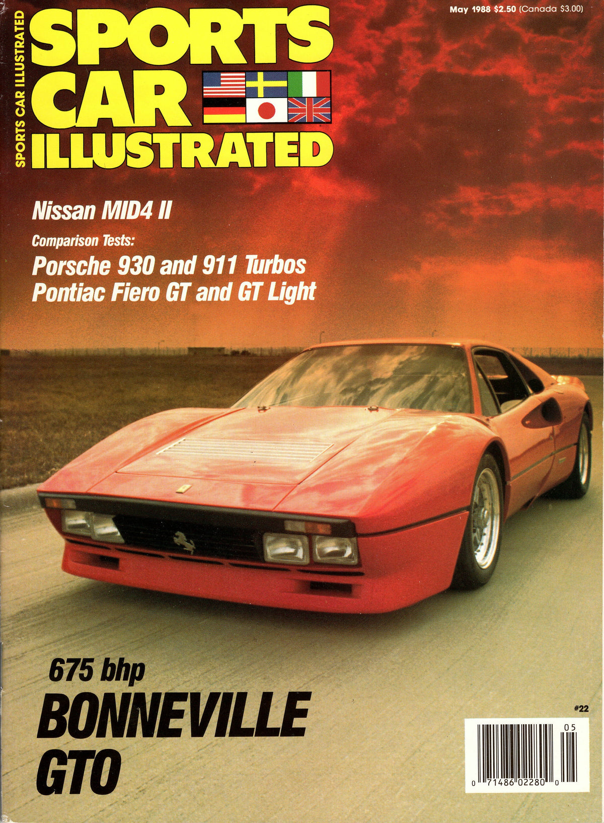 Sports Car Illustrated Magazine 1988/05