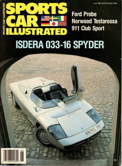 Sports Car Illustrated Magazine 1988/06