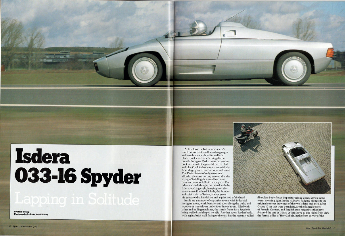 Sports Car Illustrated Magazine 1988/06