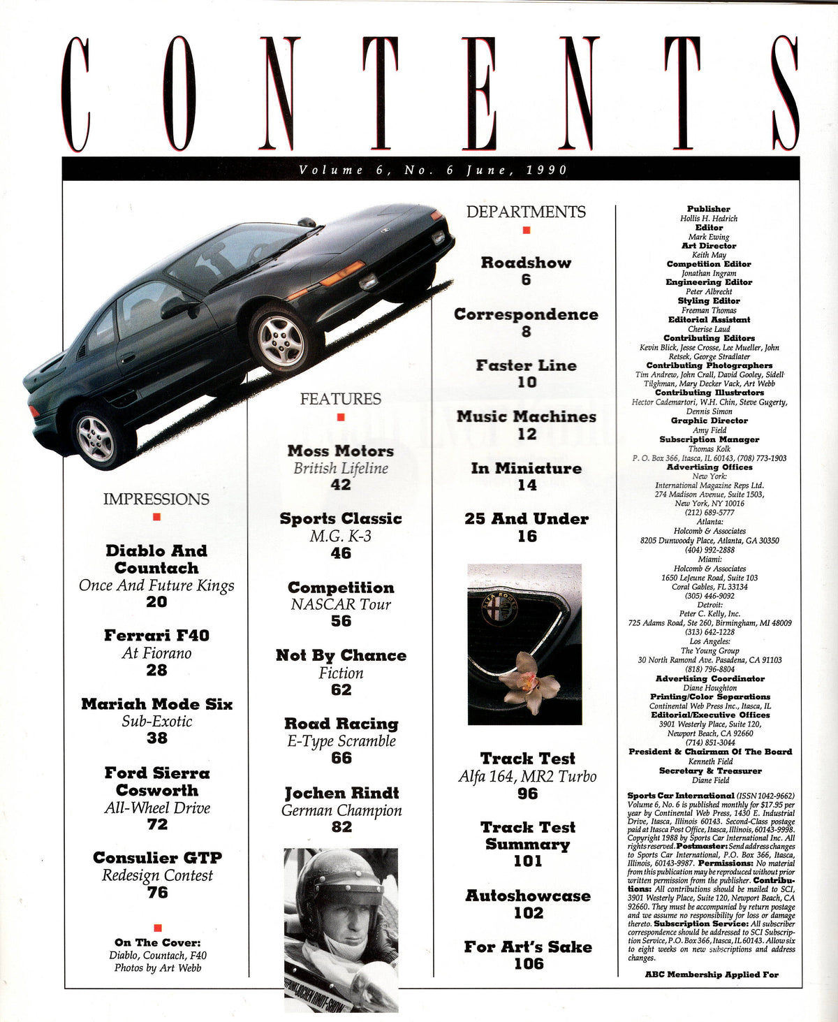 Sports Car International Magazine 1990/06