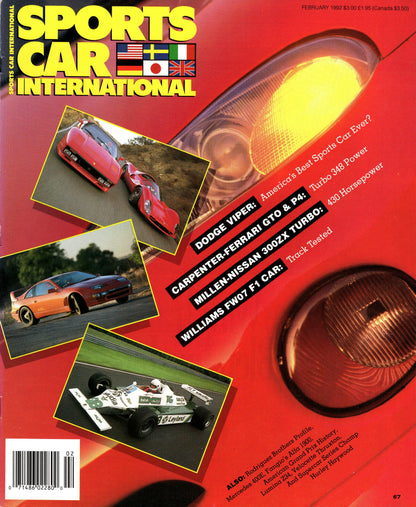 Sports Car International Magazine 1992/02