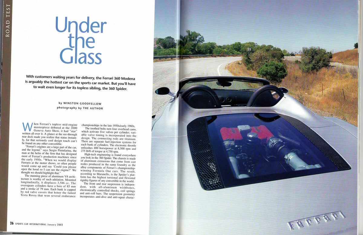 Sports Car International Magazine 2002/01