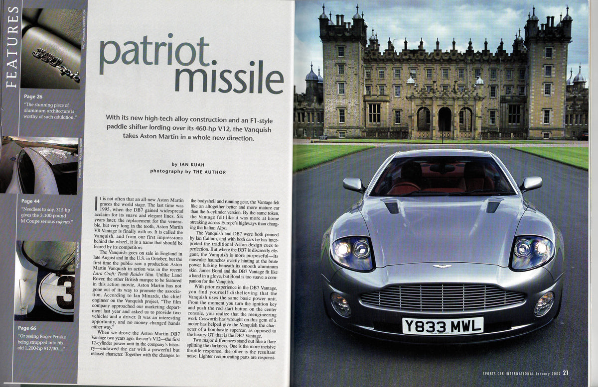 Sports Car International Magazine 2002/01