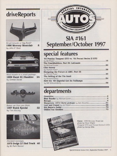 Special Interest Auto Magazine 1997/10