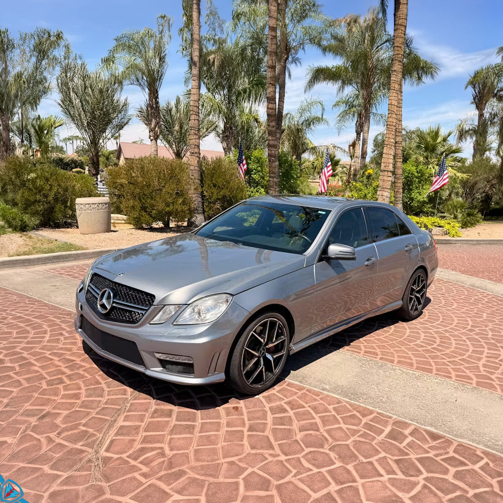 2010-2013 Mercedes-Benz E-Class Pre-Facelift (W212) E63 AMG Style Polypropylene Front Bumper Conversion Kit | E3Tuning — photo 2 of 10