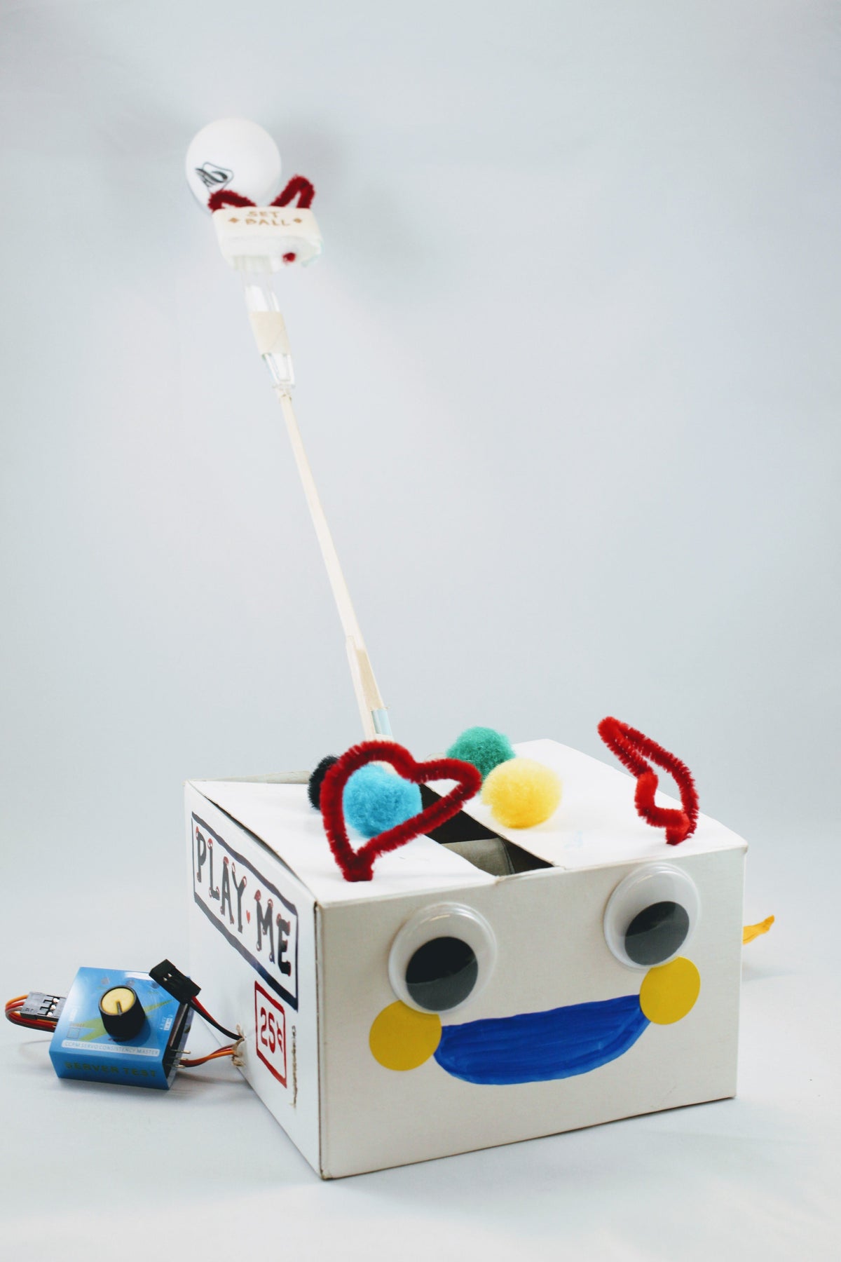 Simple Robot Kit: 2 x Metal Servo Motor Control STEM Craft Robot Kit For Kids  (Ages 6-10)
