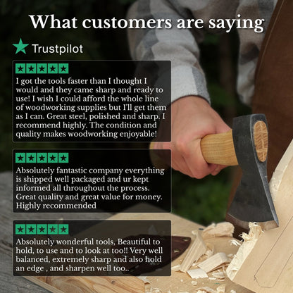 Small Carving Axe, 630 g (1.39 lb)