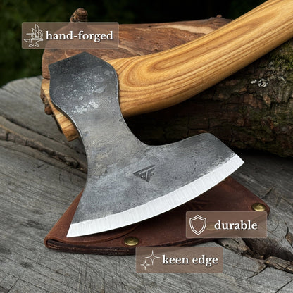 Small Carving Axe, 650 g (1.43 lb)