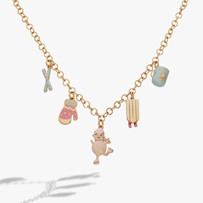 Winter Wonderland Multi Charm Necklace