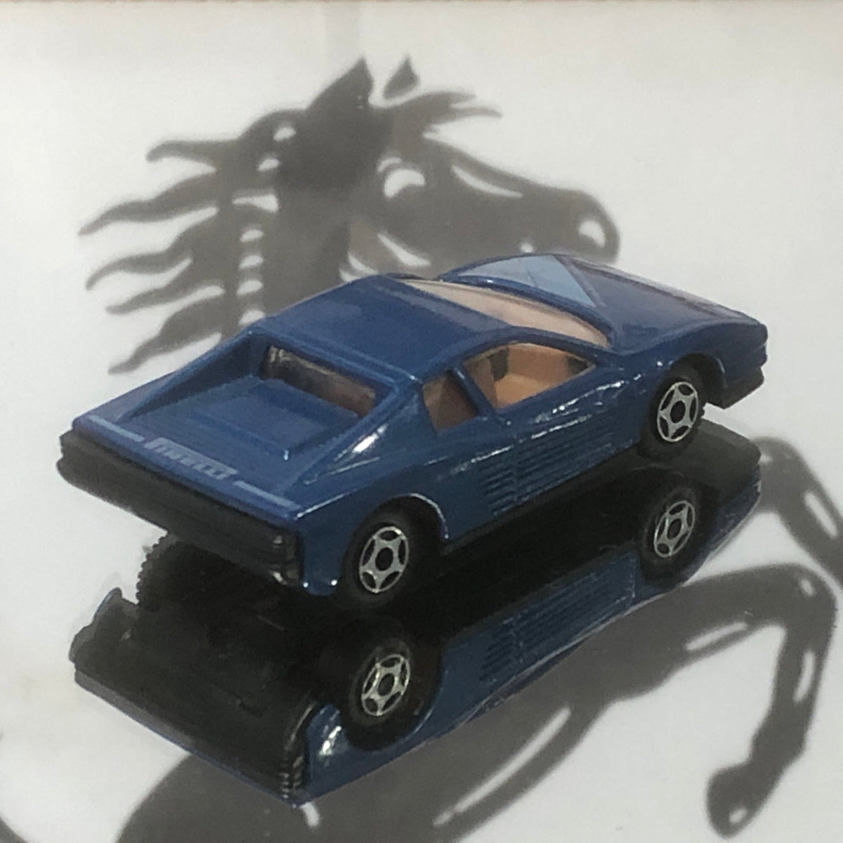 Ferrari Testarossa Blue by Soma 1:64 (No box)