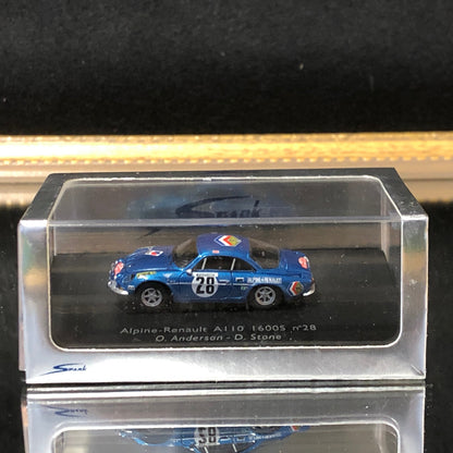 Alpine-Renault A110 1600S 1971 Monte Carlo Rallye N 28 O Anderson - D Stone by Spark 1:87 (87S021)